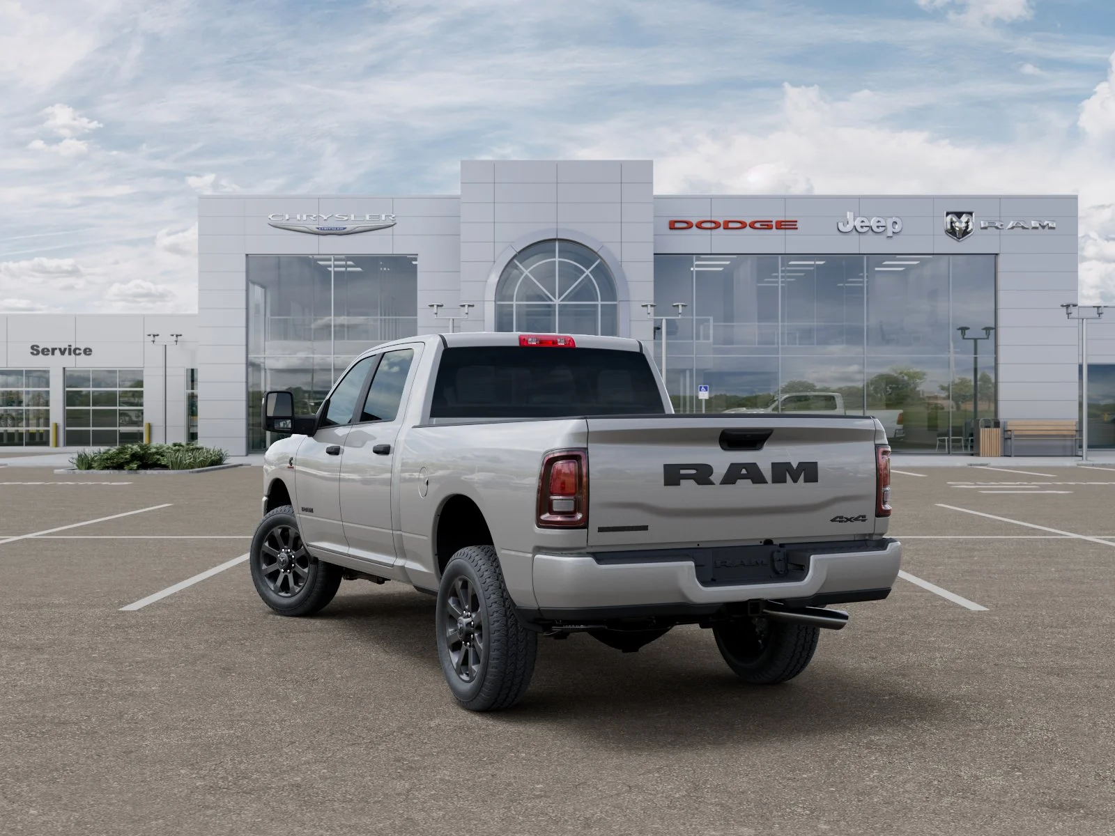 New 2026 Silver-Zynith Exterior Paint RAM Big Horn image 29