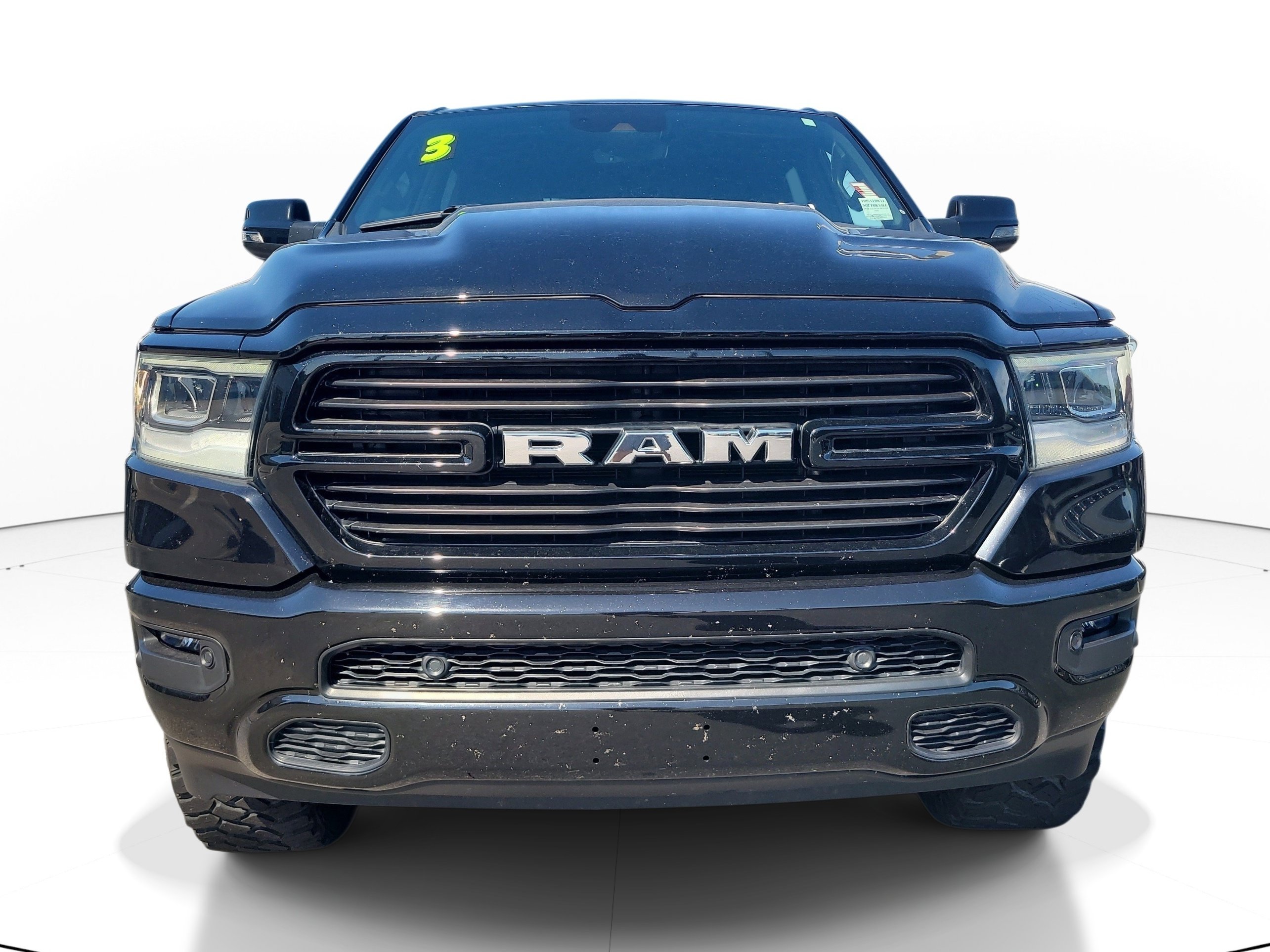 Used 2023 Diamond Black Crystal Pearlcoat Ram Laramie image 2