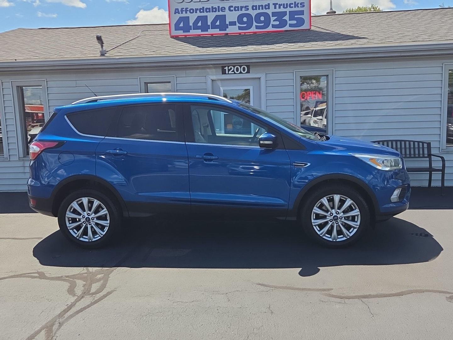 Used 2017 Ford Escape Titanium with VIN 1FMCU9J90HUD02293 for sale in Washington, IL