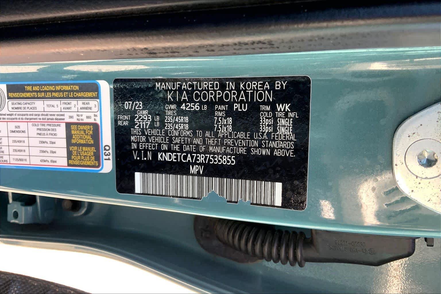 Used 2024 Pluton Blue Kia SX image 33