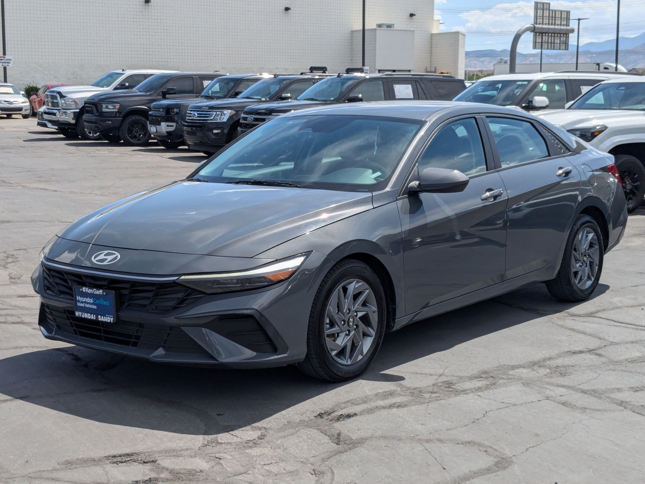 Certified Used 2024 Ecotronic Gray Hyundai SEL image 8