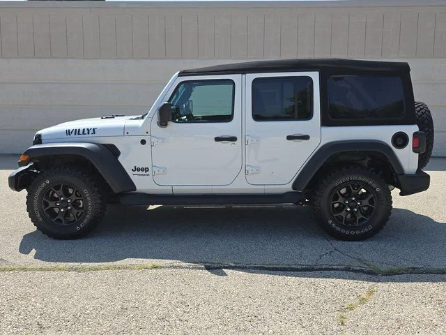 Used 2022 White Jeep Unlimited Willys image 10