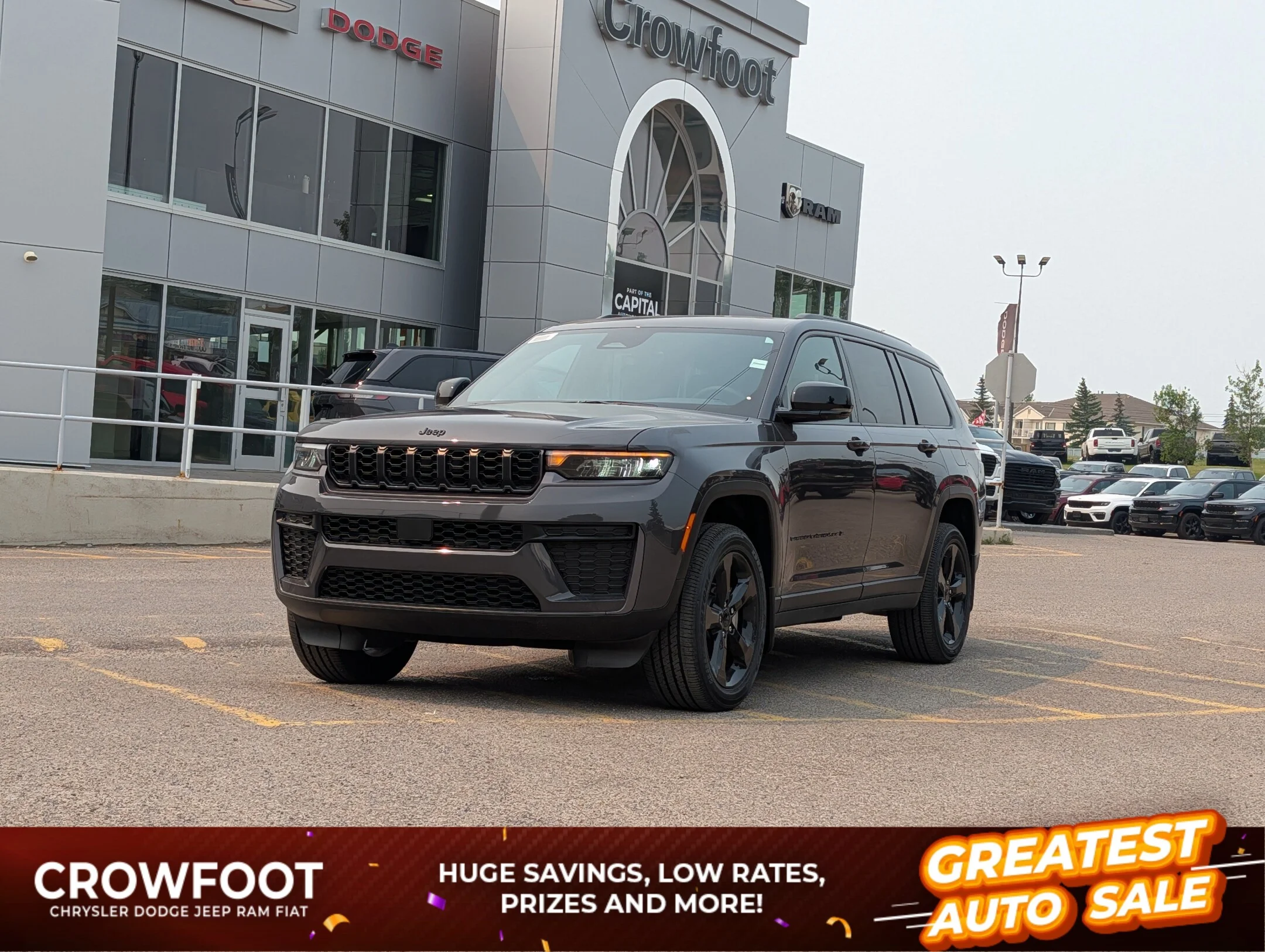 New 2026 Grey Jeep Altitude - - Power Sunroof - Trailer Tow Pkg - 20 Gloss Black Wheels - Remote Start & More! image 1