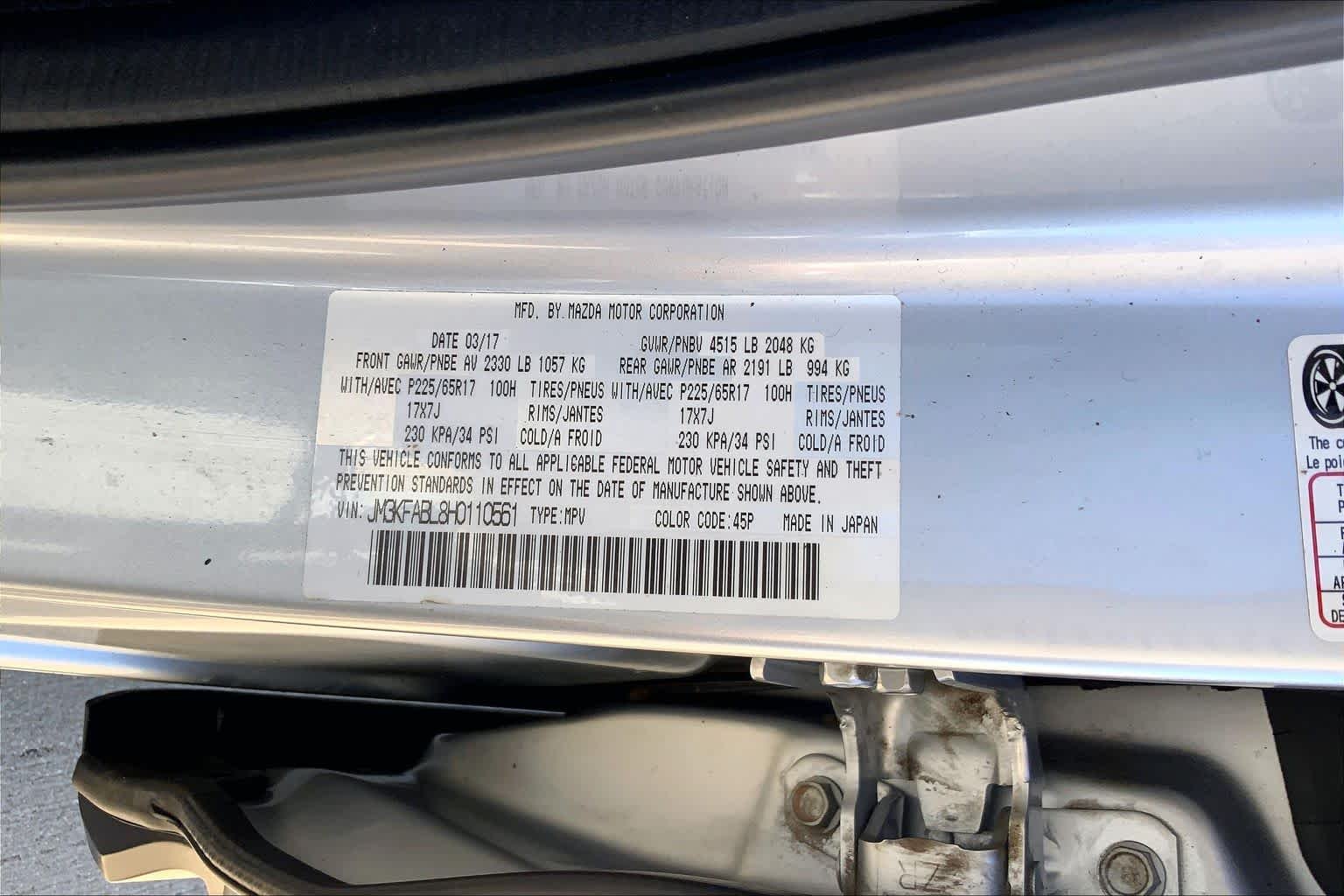 Used 2017 Sonic Silver Metallic Mazda Sport image 32
