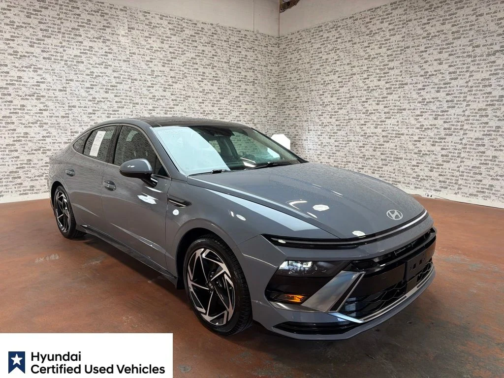 Certified Used 2024 Transmission Blue Hyundai SEL image 1