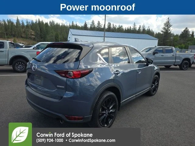 Used 2021 Polymetal Gray Metallic Mazda Carbon Edition image 8