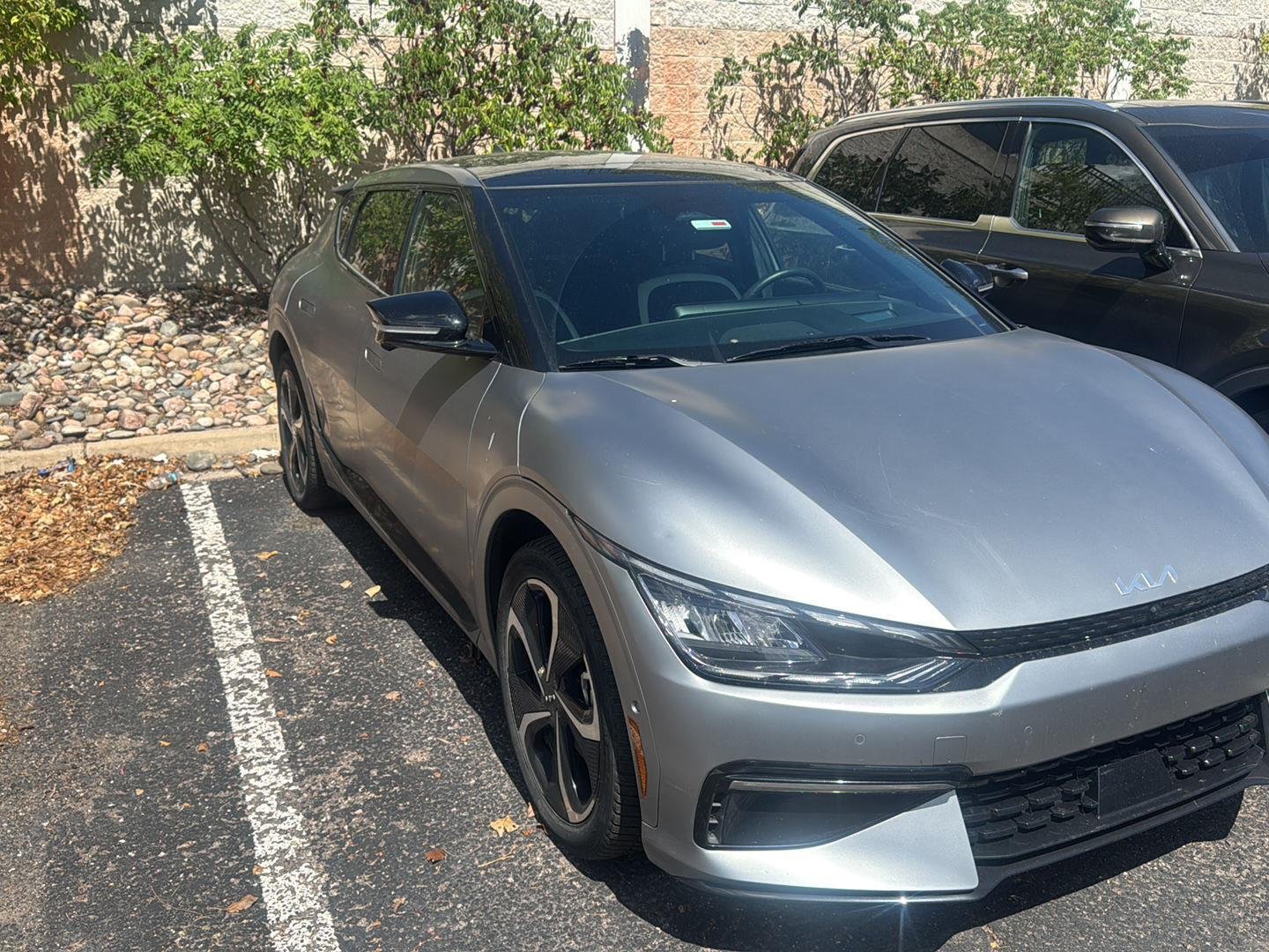 Used 2024 Steel Matte Gray Kia GT-Line image 2