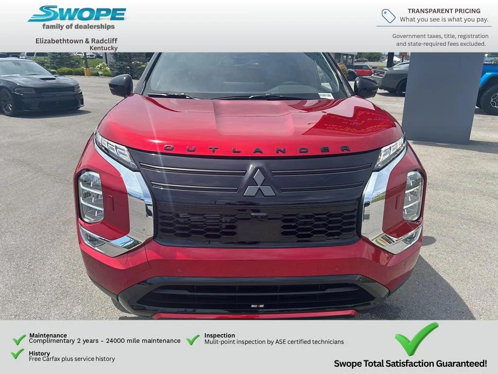 New 2026 Red Diamond/Black Roof Mitsubishi Ralliart image 5