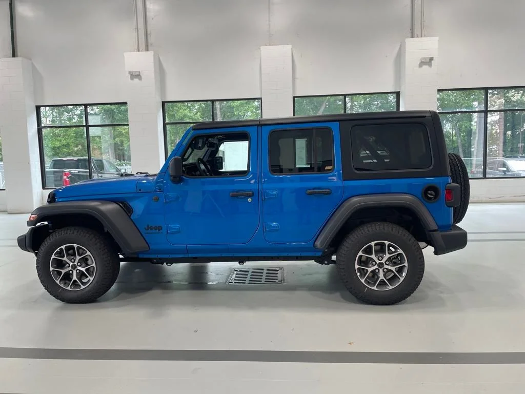 New 2025 Hydro Blue Pearlcoat Jeep Sport S image 3