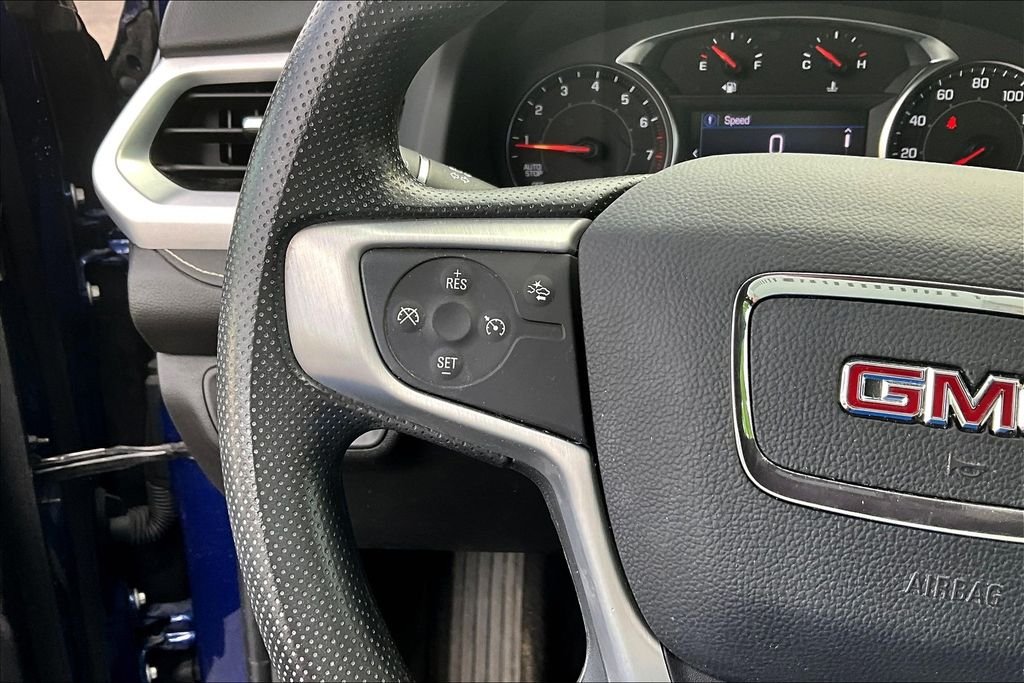 Used 2023 Ultra Blue Metallic GMC SLE image 23