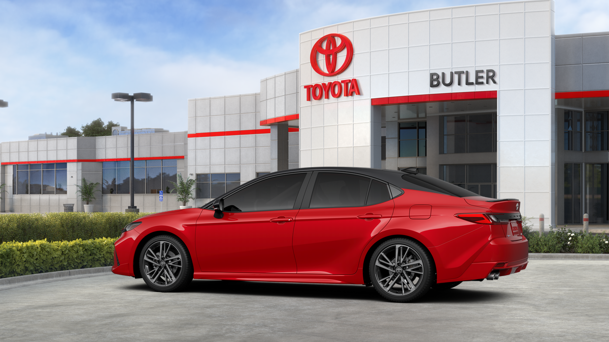New 2026 Supersonic Red with Midnight Black Metallic roof Toyota XSE image 63