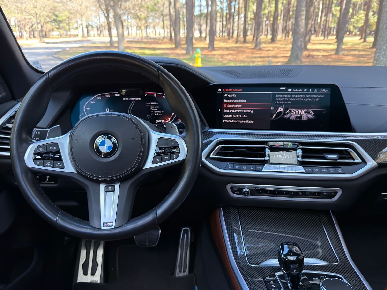 Used 2022 Carbon Black Metallic BMW M50i image 3