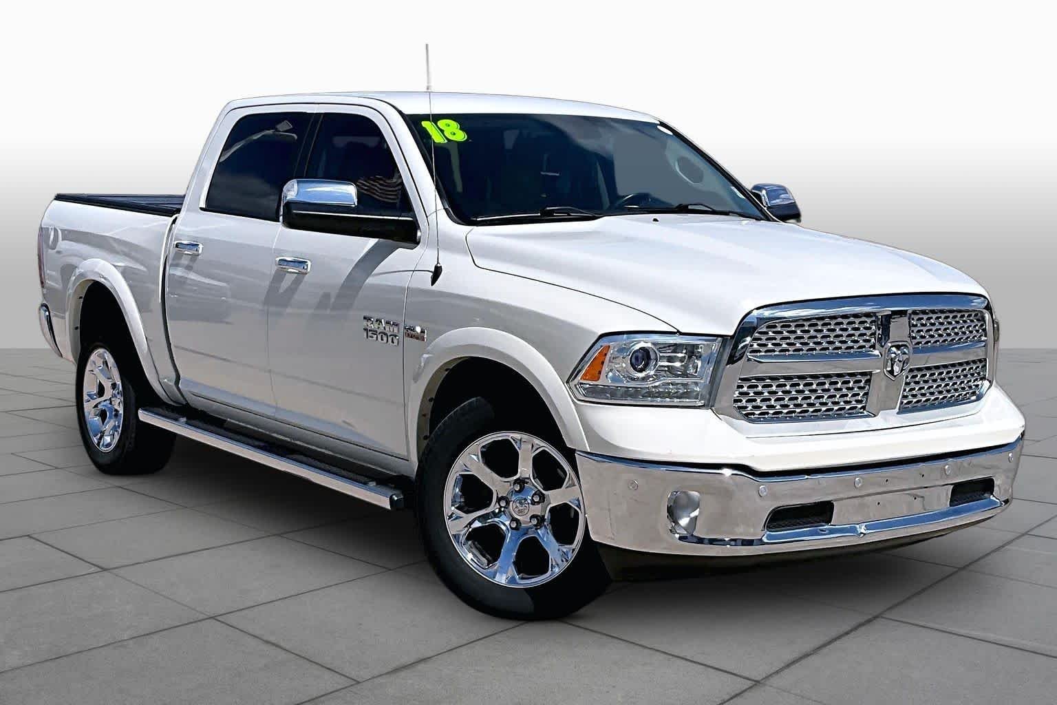 Used 2018 Pearl White Ram Laramie image 4