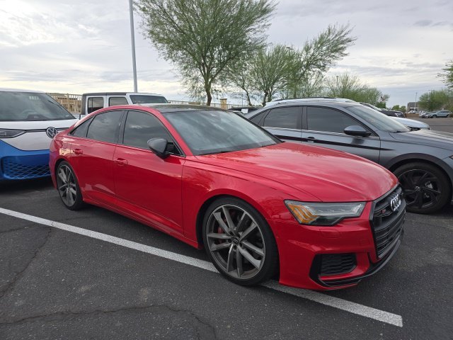 Used 2020 Tango Red Audi Prestige image 2
