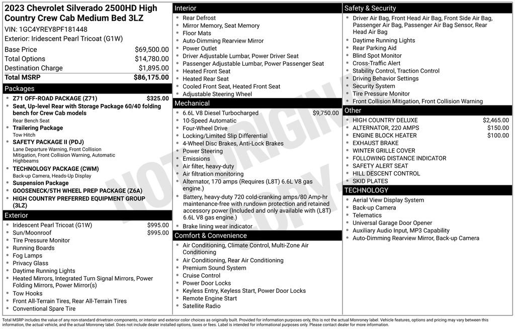 Used 2023 Beige Chevrolet High Country image 21