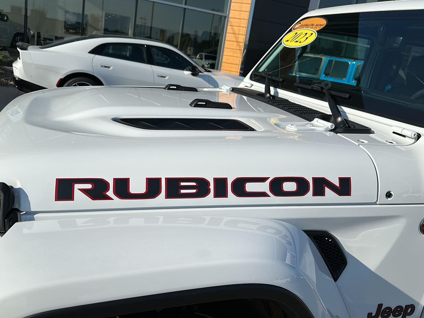 Used 2023 Bright White Clearcoat Jeep Rubicon image 9