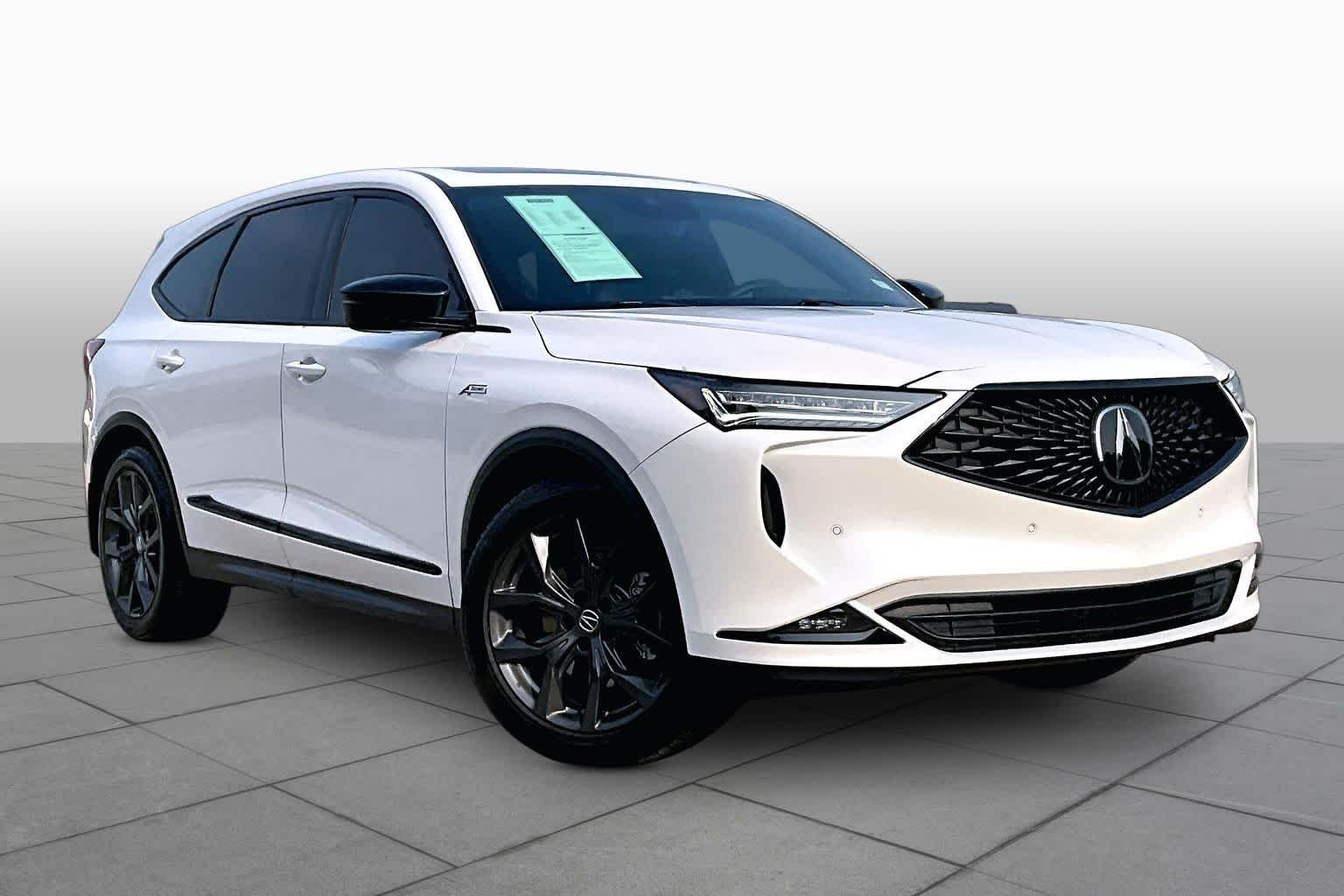Used 2023 Platinum White Pearl Acura w/A-Spec Package image 3