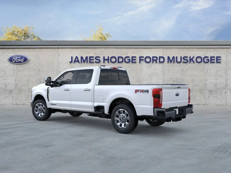 New 2026 Star White Metallic Tri-Coat Ford Lariat image 4