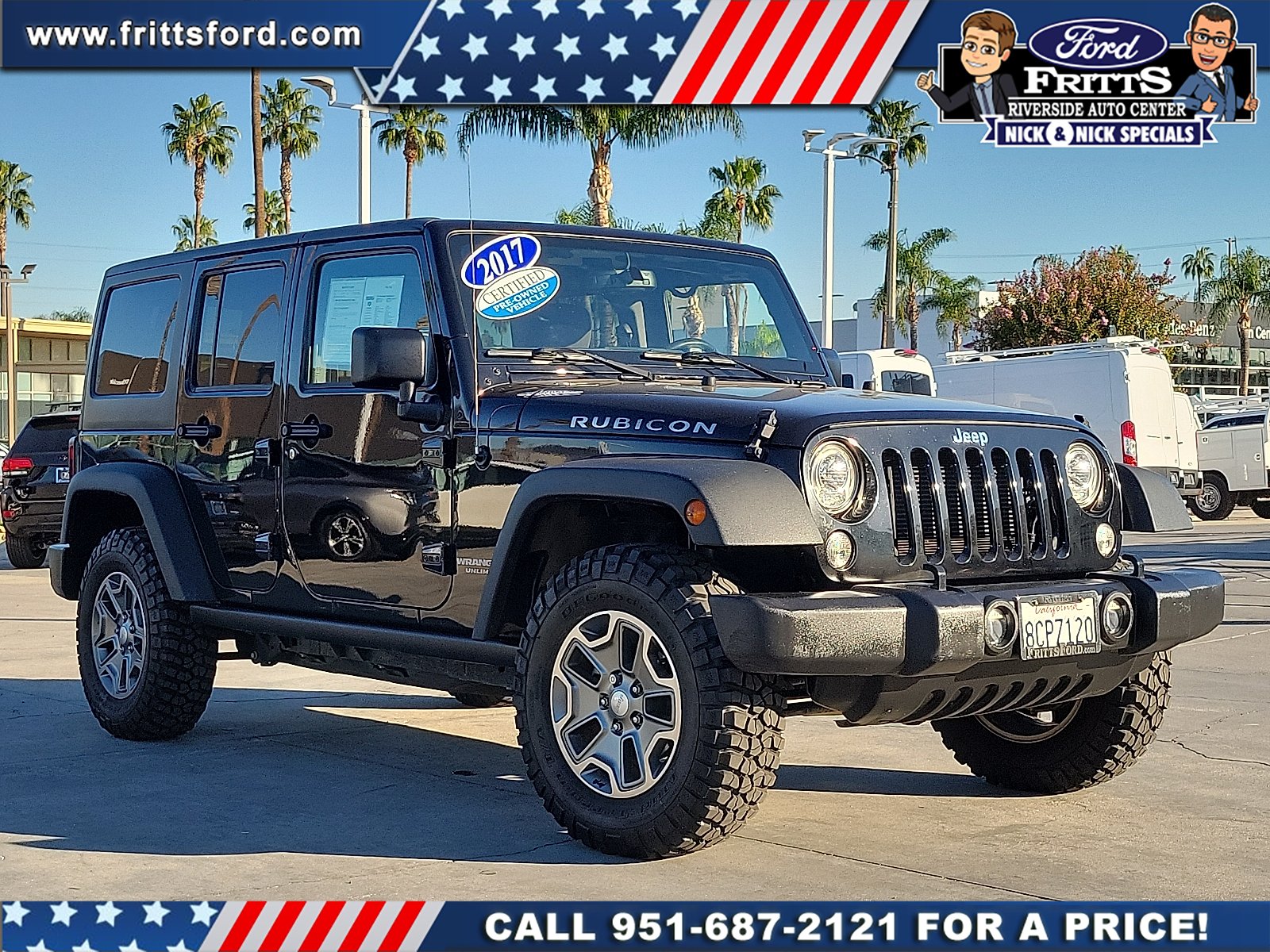 Certified Used 2017 Black Clearcoat Jeep Rubicon 4x4 image 20