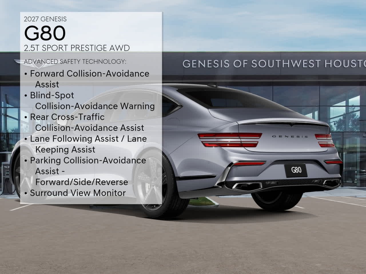 New 2027 Ceres Blue Genesis 2.5T Sport Prestige image 7