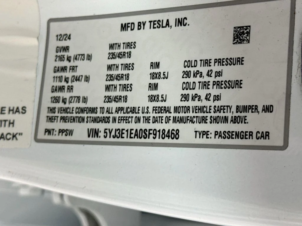 Used 2025 White Tesla Long Range image 32