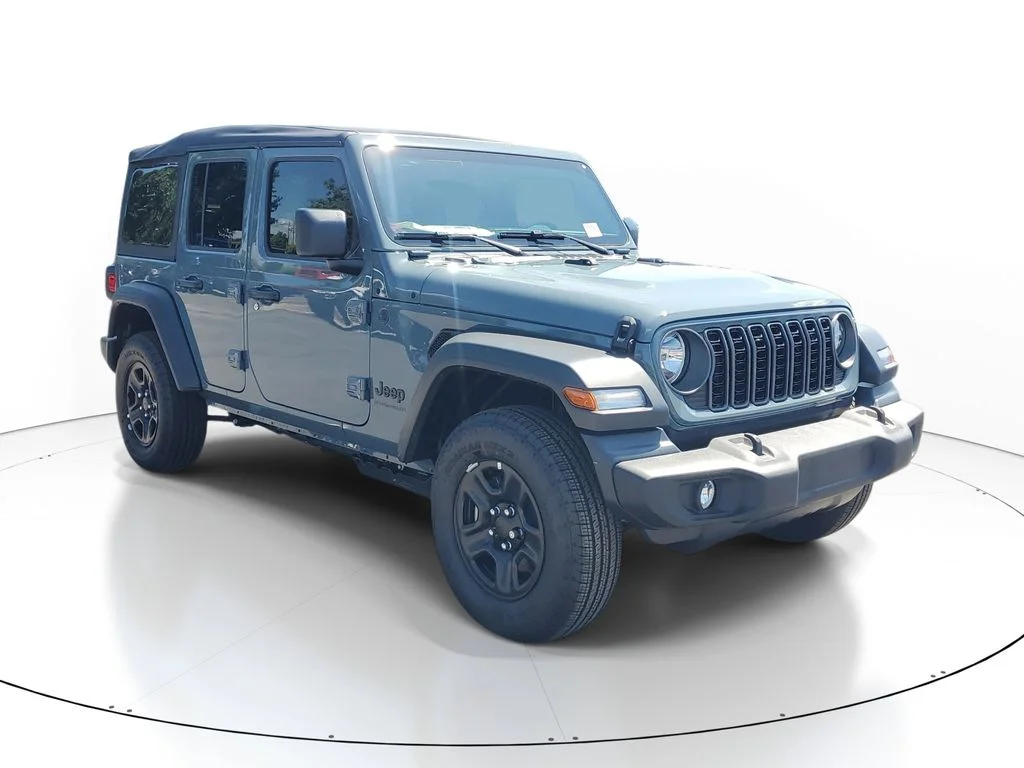 New 2026 Gray Jeep Sport image 1
