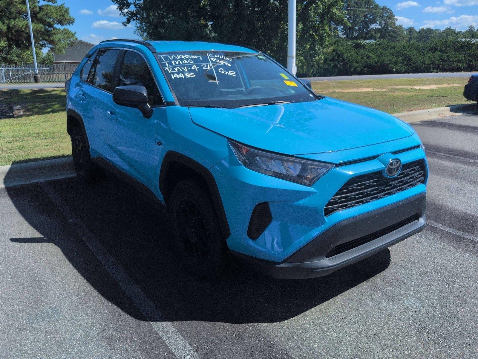 Used 2021 Blue Flame Toyota LE image 2