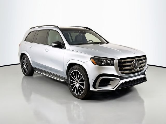 Used 2025 Cirrus Silver Metallic Mercedes-Benz GLS 580 image 1