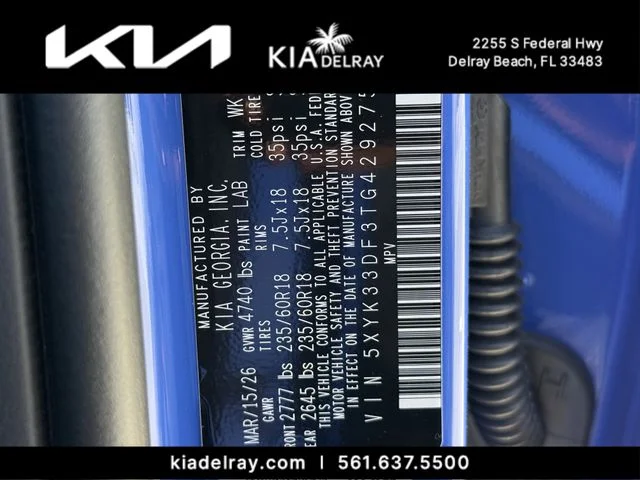 New 2026 Blue Kia EX image 32