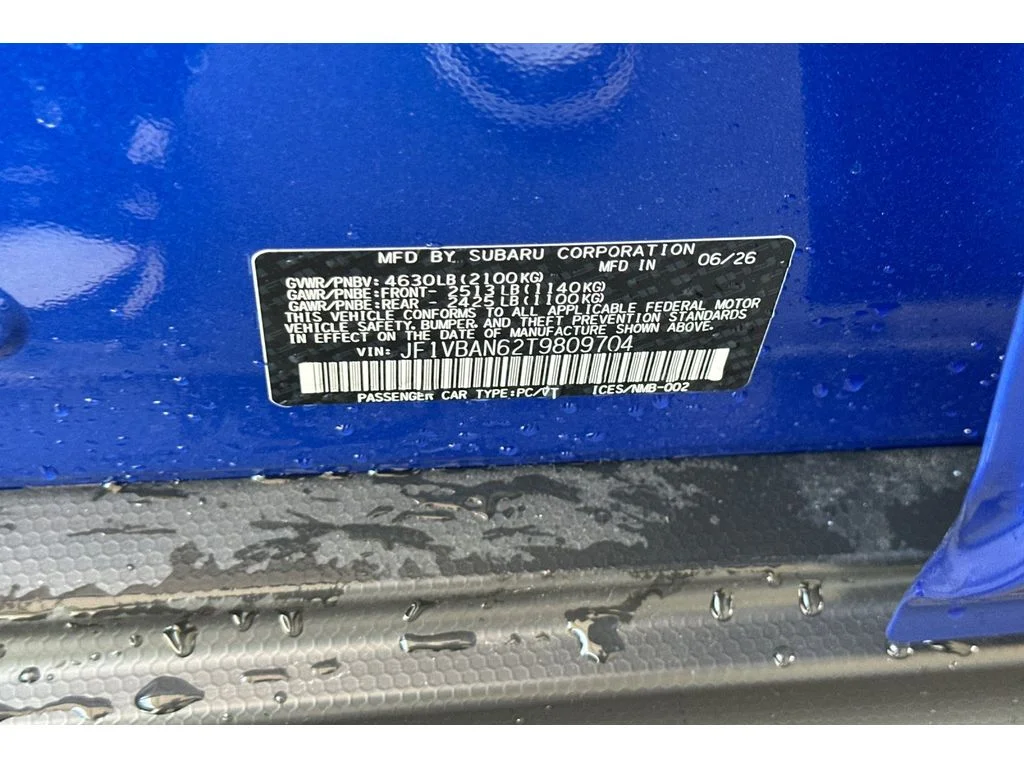 New 2026 WR BLUE PEARL Subaru Limited image 25