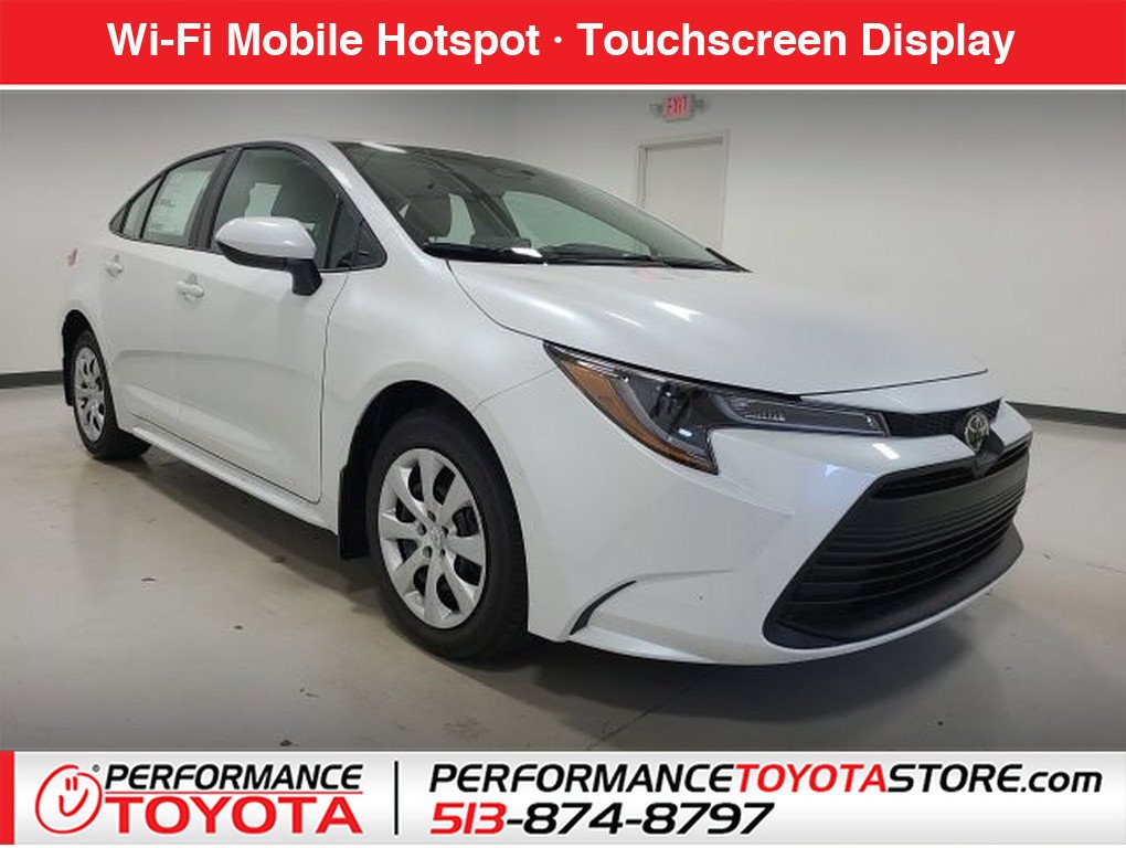 New 2026 Wind Chill Pearl Toyota LE image 1