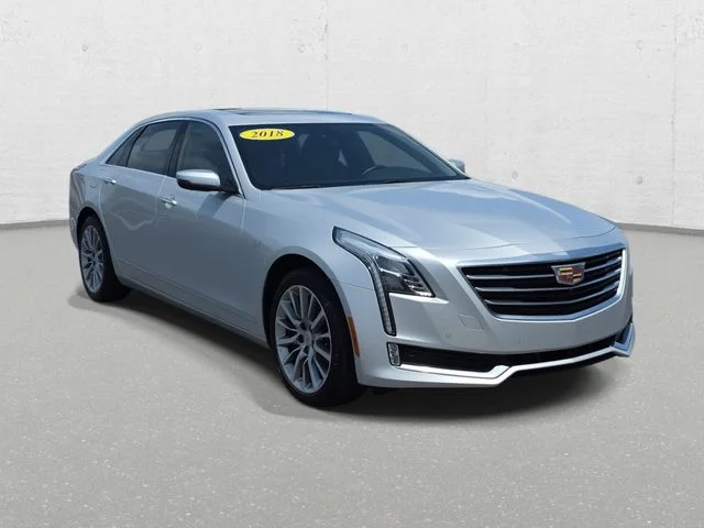 Used 2018 Radiant Silver Metallic Cadillac 3.6L Luxury image 3