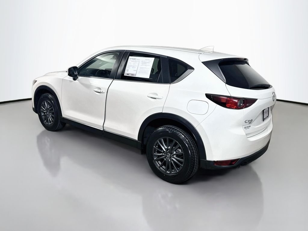 Used 2021 Snowflake White Pearl Mica Mazda Touring image 5