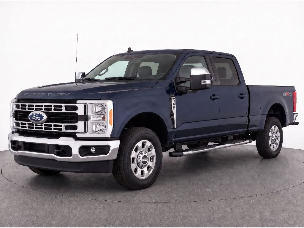 Used 2024 Antimatter Blue Metallic Ford XLT image 1