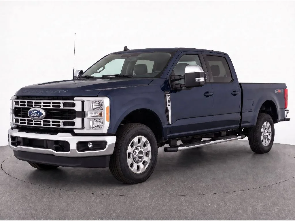 Used 2024 Antimatter Blue Metallic Ford XLT image 1