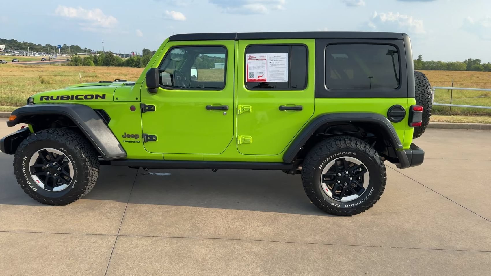 Used 2021 Gecko Clearcoat Jeep Unlimited Rubicon image 6