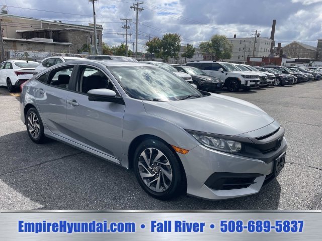 Used 2018 Honda Civic EX with VIN 2HGFC2F71JH533068 for sale in Fall River, MA