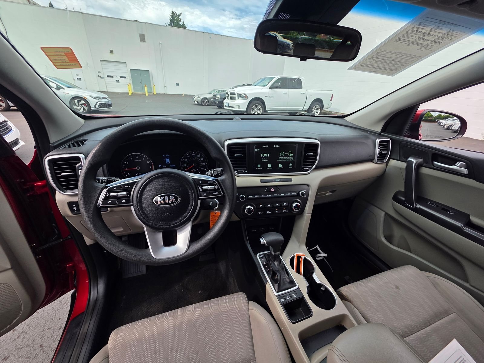 Used 2021 Hyper Red Kia LX image 12