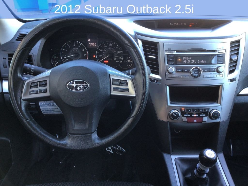 Used 2012 Subaru Outback Base with VIN 4S4BRBAC6C1243468 for sale in Mooresville, IN