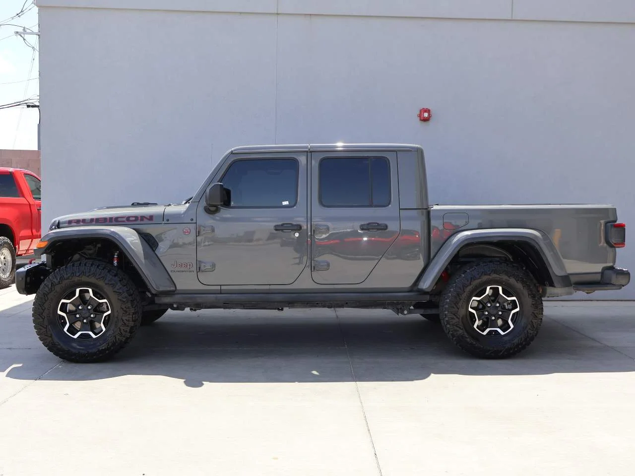 Used 2020 Sting-Gray Clear Coat Jeep Rubicon Crew Cab image 2