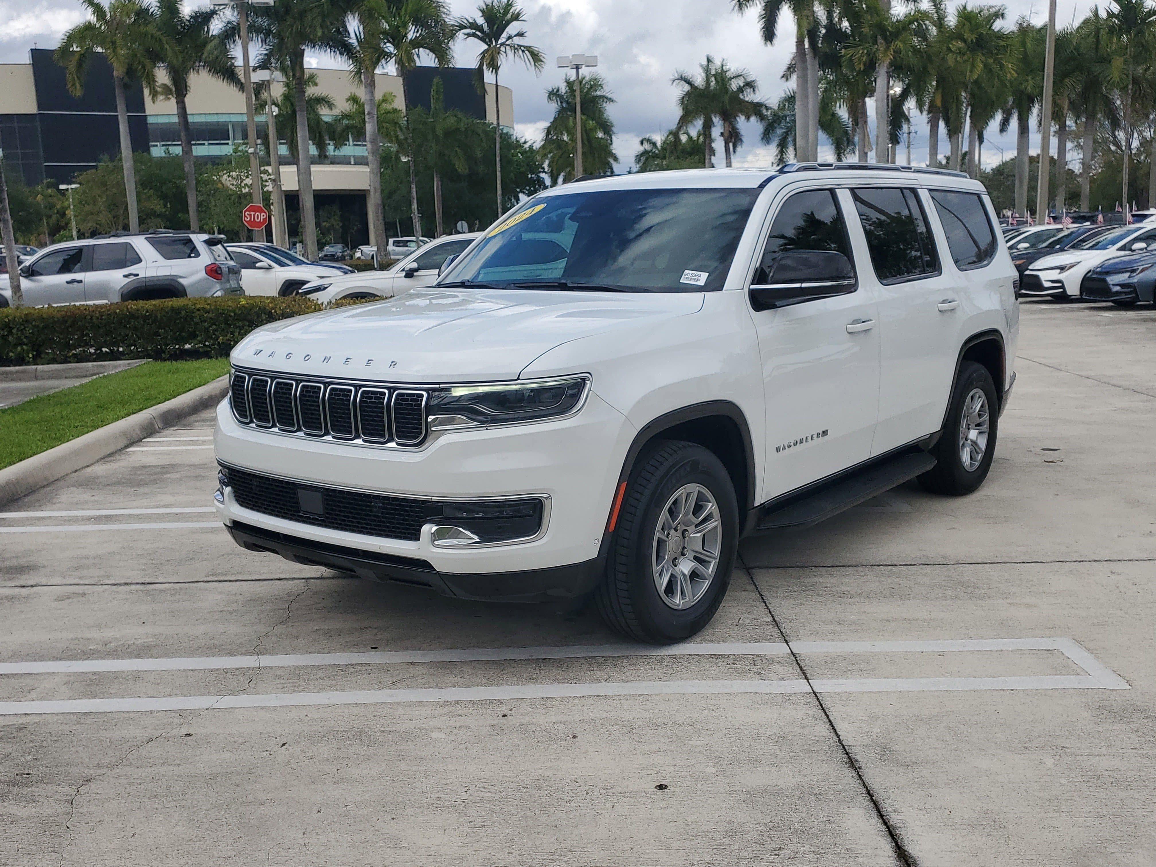 Used 2024 Bright White Clearcoat Jeep Base image 7
