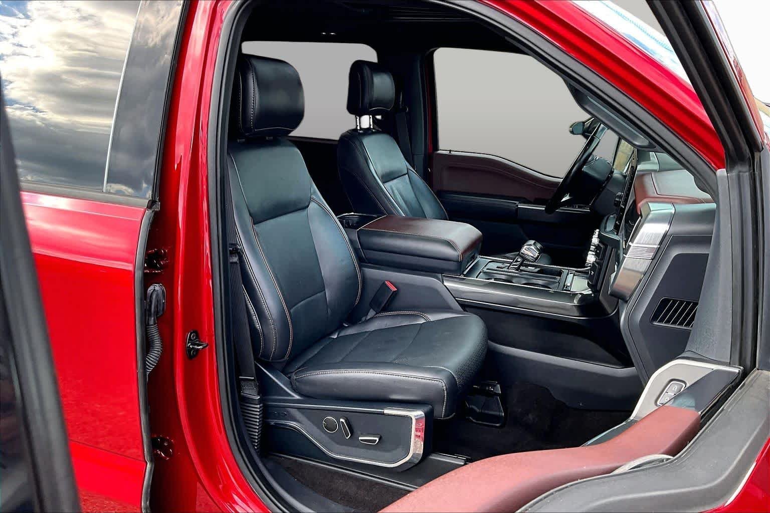 Certified Used 2021 Rapid Red Metallic Tinted Clearcoat Ford LARIAT image 11