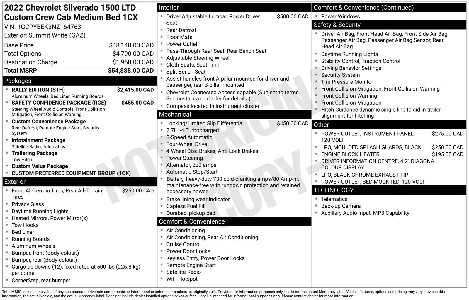 Used 2022 Chevrolet Silverado 1500 Limited Custom with VIN 1GCPYBEK3NZ164763 for sale in Baxter, Minnesota