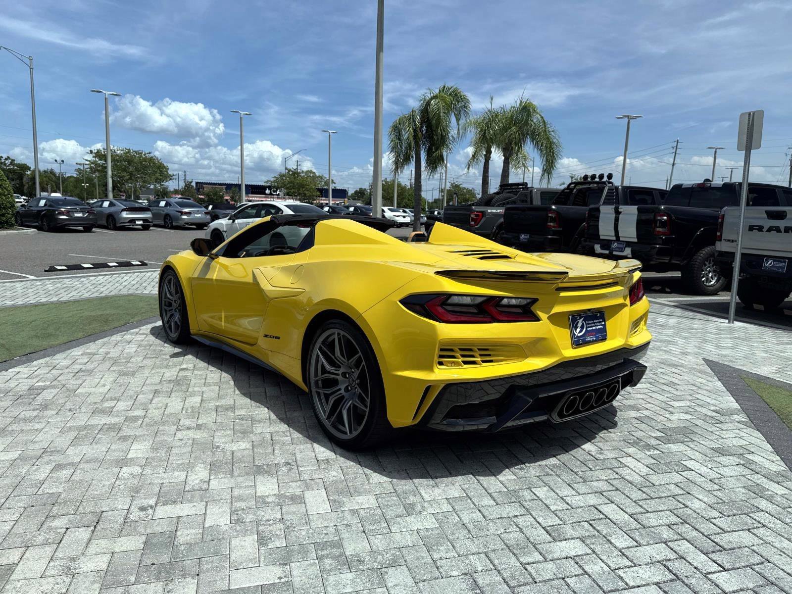 Used 2025 Competition Yellow Tintcoat Metallic Chevrolet Z06 image 3