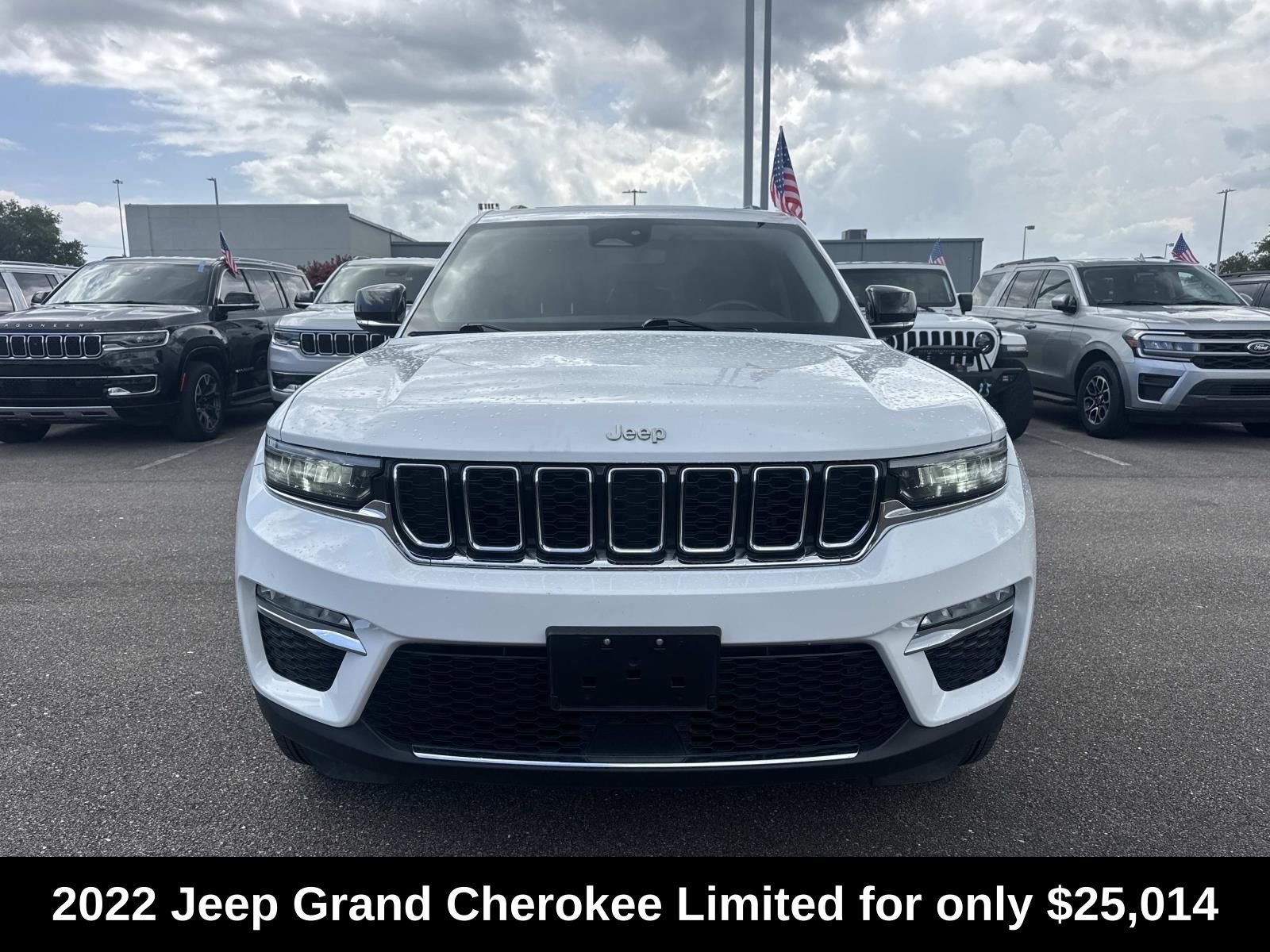 Used 2022 White Jeep Limited image 2