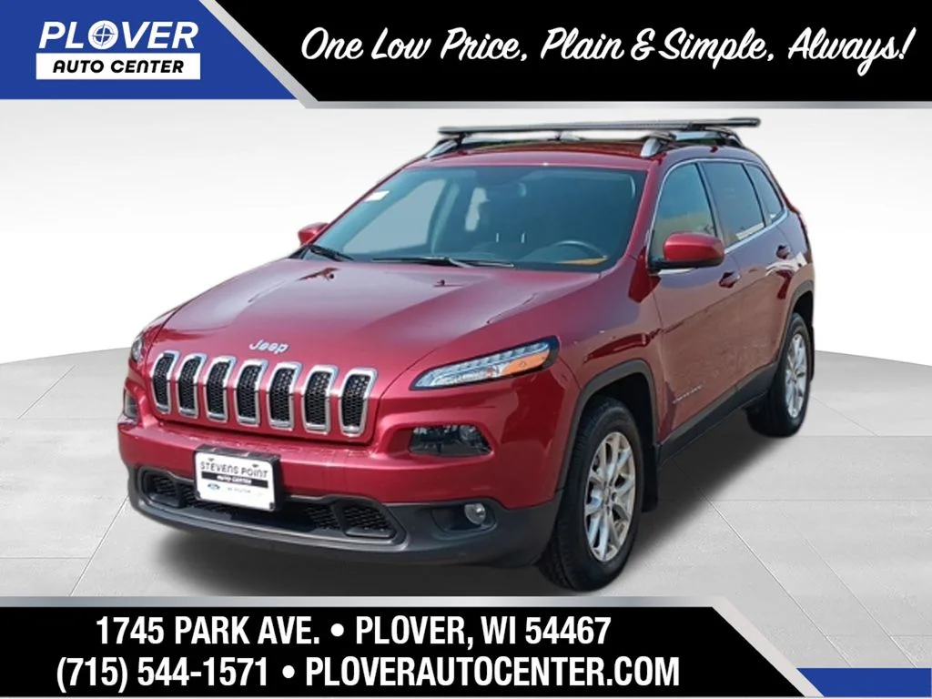 Used 2016 Deep Cherry Red Crystal Pearlcoat Jeep Latitude image 1