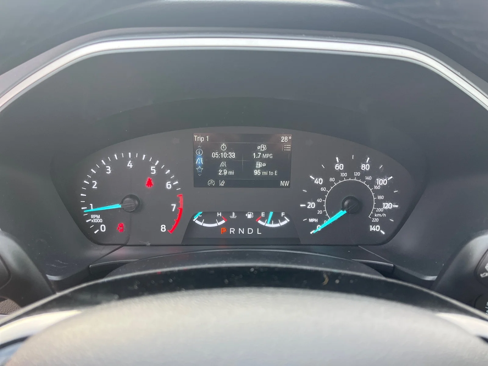 Used 2022 Atlas Blue Metallic Ford SE image 13