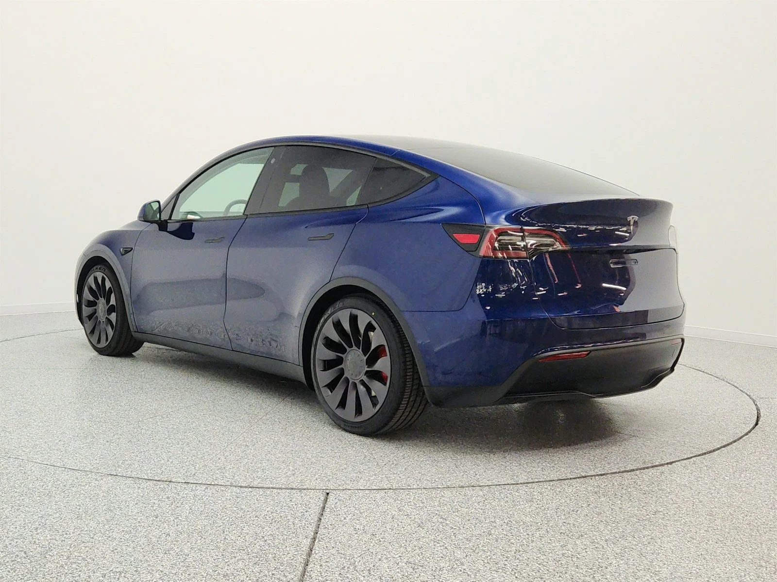 Used 2021 Deep Blue Metallic Tesla Performance AWD image 7