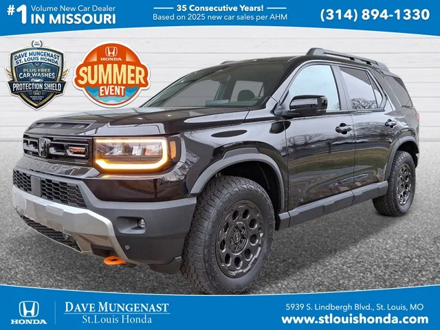 New 2026 Crystal Black Pearl Honda TrailSport Blackout image 1