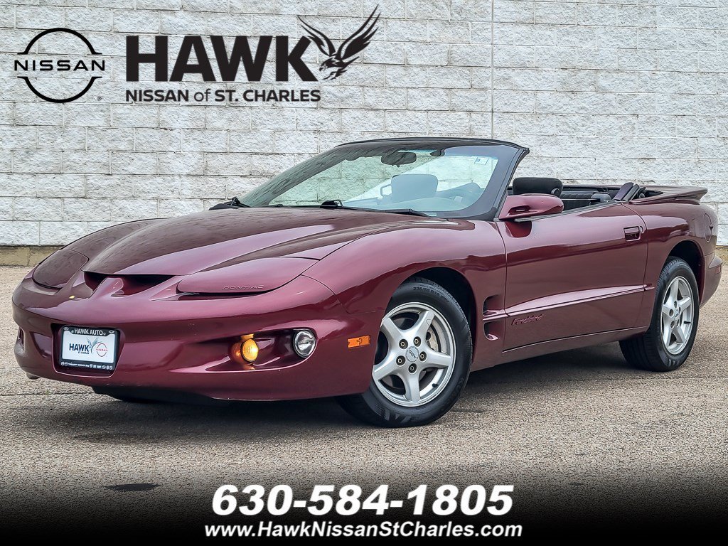 Used 2002 Maple Red Metallic Pontiac Firebird image 1